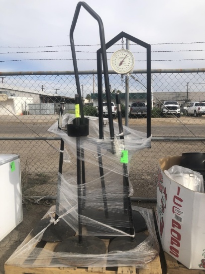 Produce Bag Stands And Detecto Scale