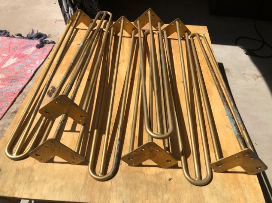 28in Tall Hair Pin Table Legs