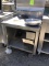 Stainless Steel Work Station On Casters