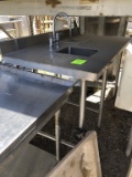 58in Stainless Steel Table