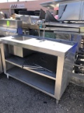 Stainless Steel Sink Table W/ Storage