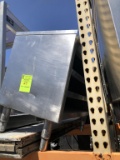 34in Stainless Steel Shelving Unit