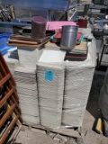 Pallet of various plastic trays
