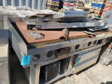 Unmarked 6' flat grill