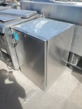 Unmarked stainless cooler