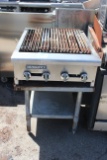 Radiance Gas 24in Charbroiler W/ Stand