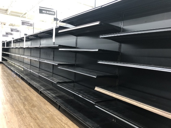 44ft Of Madix Liquor Wall Shelving