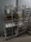 aluminum oven racks, side load, on casters, w/ dial scale, sheet pans & french loaf pans included