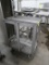 stainless meat saw accessory cart