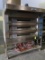 Polin three deck pizza/bread oven, w/ steam