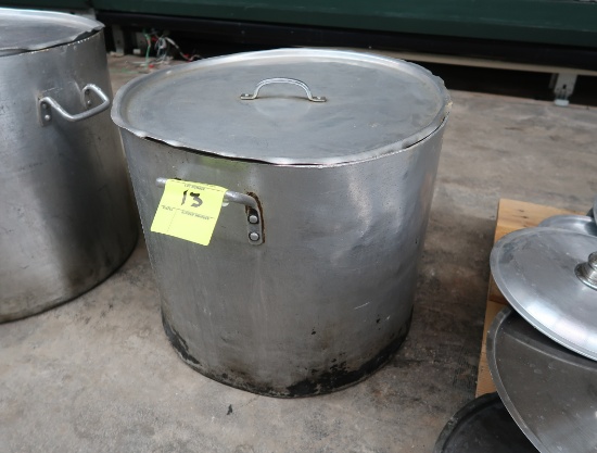 aluminum steamer pot w/ lid
