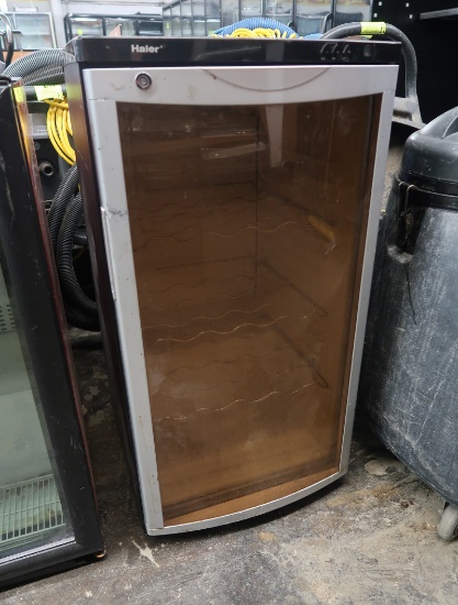 Haier glass door wine refrigerator