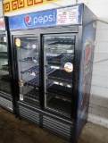 QBD Coolers sliding glass door refrigerated drink cooler, ~52