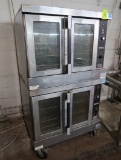 Hobart convection ovens, double-stacked