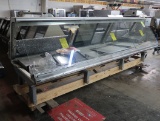 Hussmann straight glass service deli case, 12' case, w/ no ends