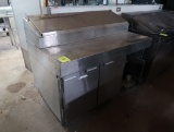 Traulsen refrigerated prep table