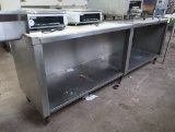 polytop table w/ enclosed cabinet under
