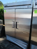 True stainless 2-door refrigerator