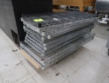 quantity of wire shelving