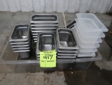 stainless & plastic pans