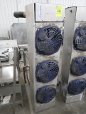 refrigeration coil, 3-fan