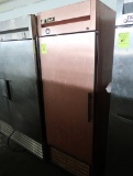 True stainless single-door refrigerator