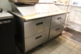 Delfield 5ft Prep Table W/ Chef Drawers