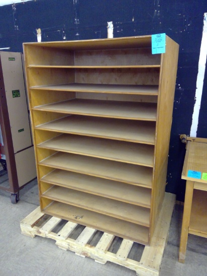 Wooden Storage Shelving Unit