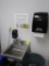 hand sink w/ soap & towell dispenser