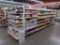 Lozier gondola shelving, 16' run + 2) 4' endcaps