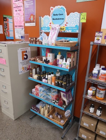 steel display rack