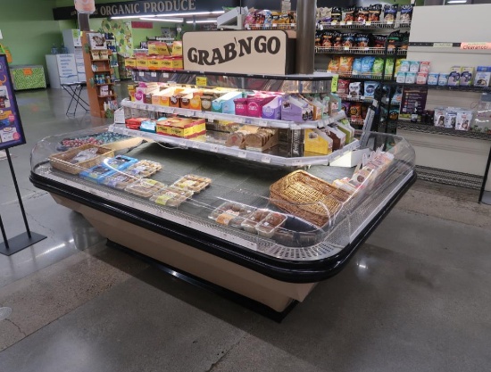 Kysor Warren, refrigerated island, ~8' x 6'
