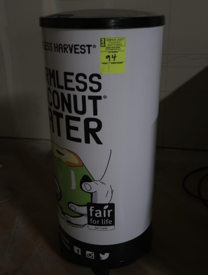 iced drink merchandiser, on casters