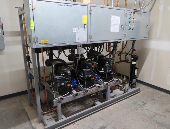 Kysor compressor rack w/ 3) Copeland compressors