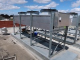 Kysor rooftop condenser, fan motors are not included