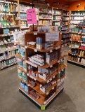 4-sided wooden merchandiser