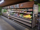 Kysor Warren produce cases w/ misting system, 32' run (12+12+8)