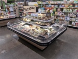 Kysor Warren, refrigerated island, ~8' x 6'