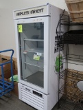 Migali glass door refrigerated merchandiser, self-contained
