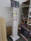 4-sided rotating hanging merchandiser