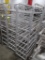 aluminum tub/tray racks, on casters