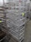 aluminum tub/tray rack, on casters