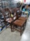 high wooden chairs