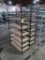 shelving units, steel frames & particle board shelves