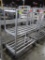 aluminum cooler rack, on casters