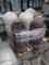 pallet of torpedo trash cans
