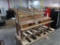 wooden bakery merchandiser w/ ceiling