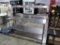 stainless table w/ backsplash, overshelf, & undershelf
