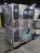 BKI double stack convection ovens, bottom oven has broken glass