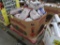 crate of charcoal briquets